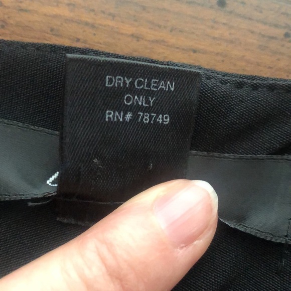 ARDEN B. Black Rayon Blend Straight Leg Slacks Women's Size 4 Professional - Picture 6 of 6